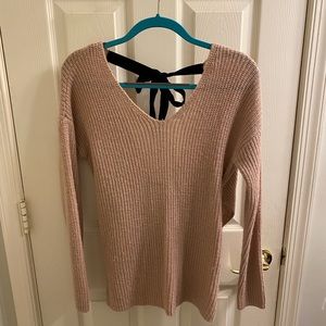 Francesca’s Bow Back Sweater